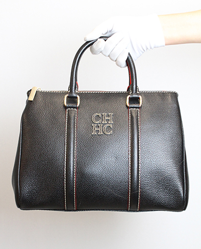 Bolso de Mano, 280&euro;, Negro, Animal - Piel, Vista frontal